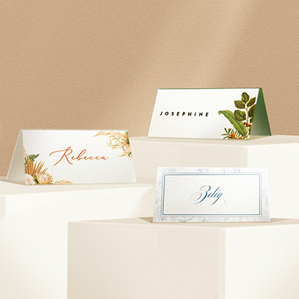 wedding place cards or name cards