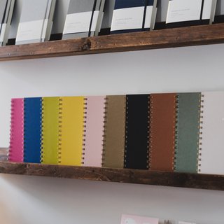 Coloured Ring-Bound Notebook