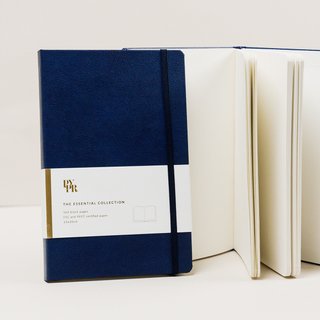 The Essential Collection - Blue Leather Notebook