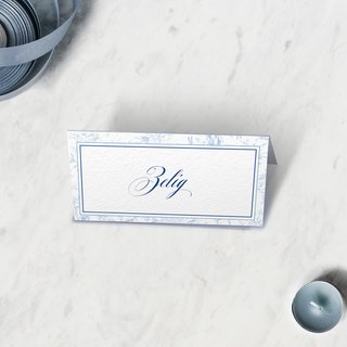 Chinoiserie Peacock 2.0 Place Card
