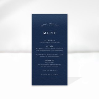 Classic White Ink Menu