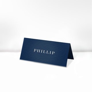 Classic White Ink Place Card
