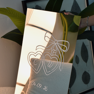 Wedding Mirror Signage