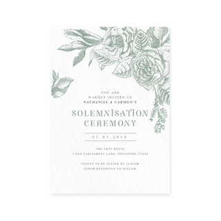 Woodland Wonder - Solemnisation Invite