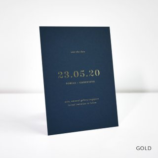 Classic Foil Save the Date