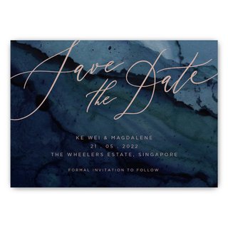 Ombre Tides Save the Date